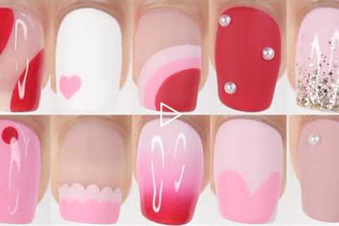 10+ EASY VALENTINES DAY NAIL IDEAS 2022 | huge nail art designs compilation 2022