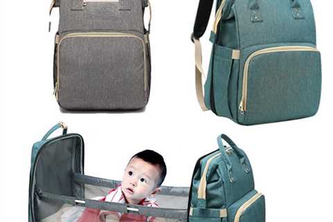 2 in 1 Baby Crib and Diaper Bag