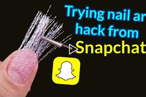 Snapchat Nail Art Hack Gone Wrong.. Ugh! ? Stiletto Gel Extensions