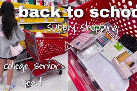 BACK TO SCHOOL supplies shopping + haul 2022!