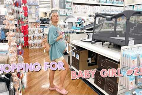 shopping for baby girl #2 + packing for our babymoon trip!