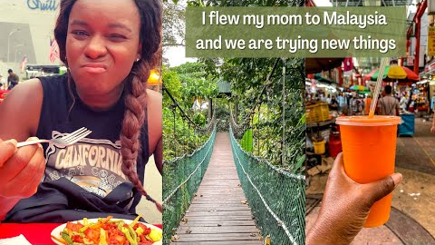 Mom's First International Vacation - Exploring KL Forest Eco Park, Street Food Market And Mariamman.