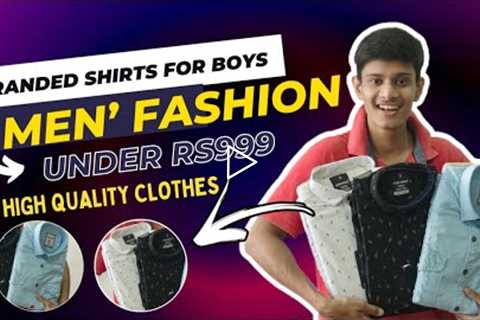 Branded Shirts For Boys🔥 Men’s Fashion😎 High Quality Clothes Under Rs999🔥❤️