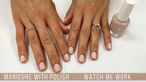 Relaxing Manicure w/Dazzle Dry 'Smitten' [Watch Me Work/No Talking/Music]