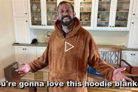 Review Bedsure Wearable Blanket Hoodie with Zipper - Brown Cozy Sherpa Hooded Blanket Sweatshirt