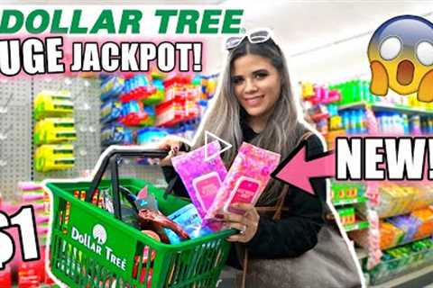 HUGE $1 JACKPOT! DOLLAR TREE GIRLY NO BUDGET SHOPPING SPREE!