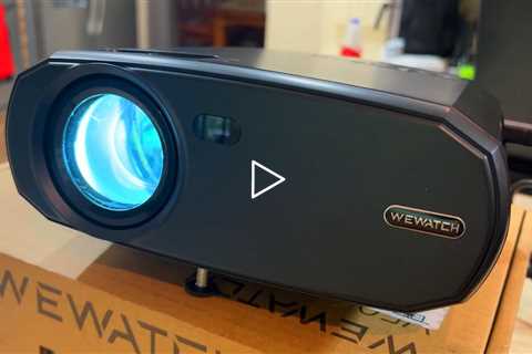 WEWATCH Native 1080P Mini Projector pd