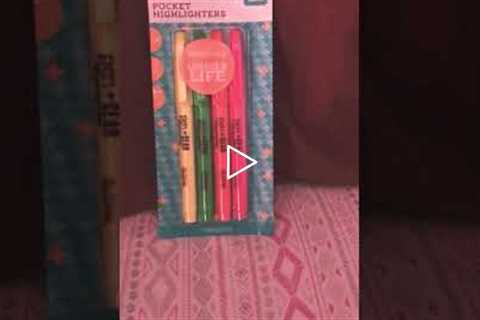 School supplies shopping haul