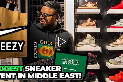 SHOPPING At Biggest Sneaker Convention In The Middle East! (SNEAK ME / Saudi Arabia)