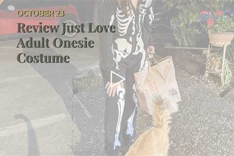 Review Just Love Adult Onesie Costume