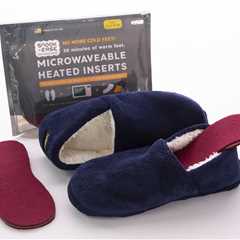 Men’s Microwaveable Heated Slippers