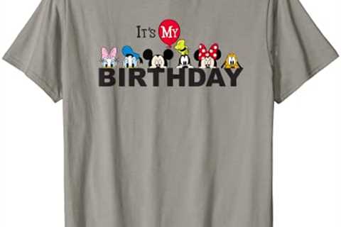 Disney Mickey and Friends It’s My Birthday T-Shirt T-Shirt