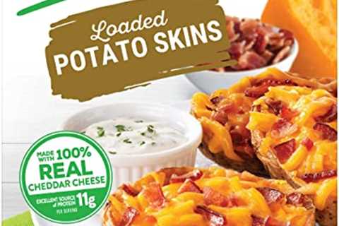 Farm Rich Loaded Potato Skins Stuffed with Cheddar Cheese and Bacon, Made with Real Idaho Potatoes, ..