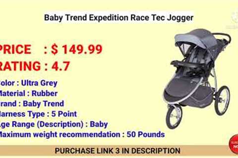 Top 10 Best Baby Trend Brand of Jogger Baby Strollers in 2021 | Price & Reviews