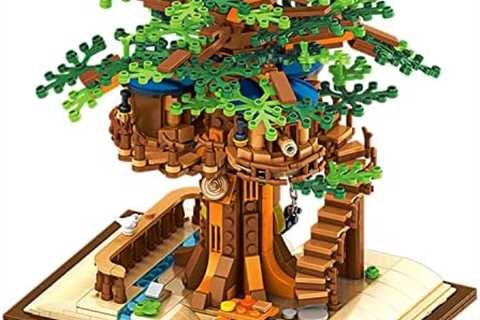 PinkBee Ideas Treehouse Friends Forest Tree House Building Kit Girls Friendship Jungle House Toys..