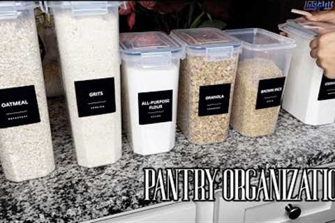 AMAZON CONTAINERS WITH LABELS + KITCHEN & PANTRY ORGANIZATION