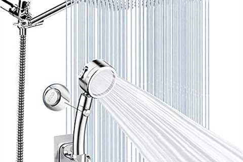 Shower Head with Handheld, Rainfall Shower Head, 10” High Pressure Rainfall Shower Head / 3..