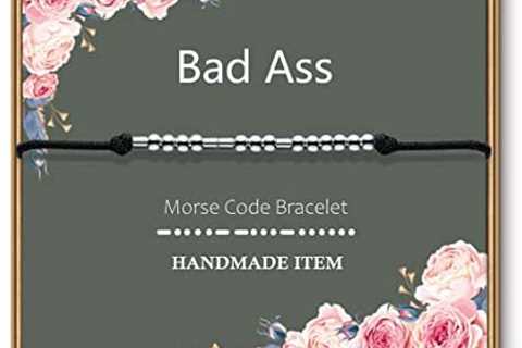 ASELFAD Morse Code Bracelets for Women,Friendships Inspirational gifts for Women Mom Wife Friends..