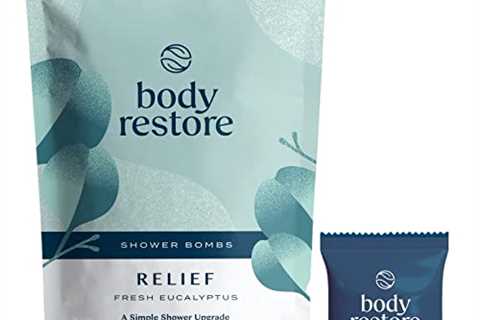 BodyRestore Shower Steamers Aromatherapy – Christmas Gifts for Women and Men – Fresh Eucalyptus (15 ..