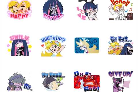 “Panty & Stocking with Garterbelt” Receives New Set of LINE Stamps