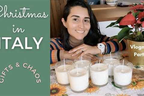 Christmas in ITALY. DIY GIFTS. Chaos in the Kitchen. Baking Italian Cake. Vlogmas Ep3. Italy Vlog.