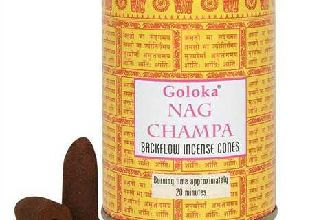 GOLOKA NAG CHAMPA BACKFLOW INCENSE CONES