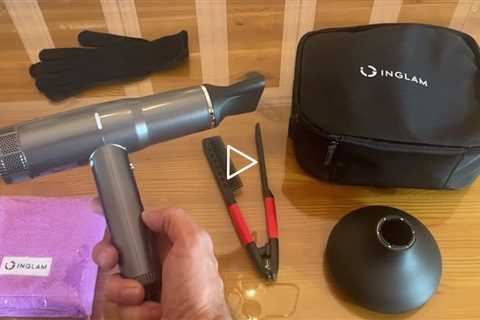 Blow Dryer with Diffuser, IG INGLAM Professional Hair Dryer 110,000RPM