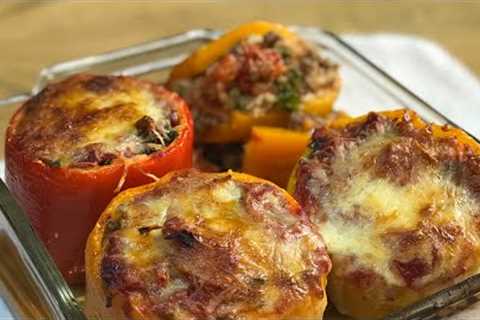 Italian Stuffed Peppers! Full of flavour!