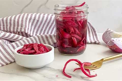 Sugar-Free Pickled Red Onions Recipe