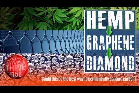 Hemp conversion to graphene and diamond. Smart carbon capture?