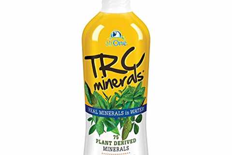 allOne TRC Minerals Liquid | Unflavored | Full Spectrum of 75 Plant-Derived Trace Minerals ..