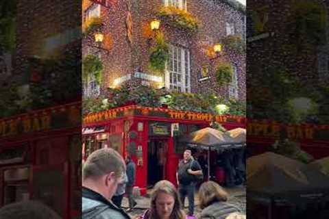 The Temple Bar Pub Dublin Ireland #ireland  #loveireland #templebar #dublinireland #visitireland