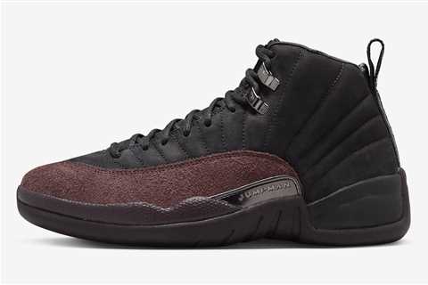 A Ma Maniére x Air Jordan 12 WMNS Black Burgundy Crush Releasing on SNKRS March 2nd