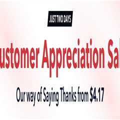 Customer Appreciation Subscription Sale