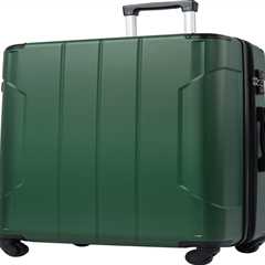Green TSA 24 Spinner Luggage Suitcase