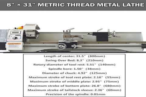 8″× 32″ Metal Lathe Precision Benchtop Metal Lathe Review