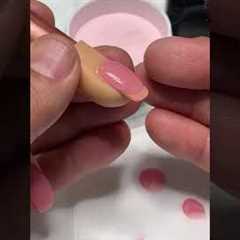 Learning Beginner Extreme Low Odor Acrylic Nails - Vertical Video