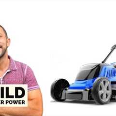 Wild Badger Power 40V Lawn Mower and 4 in 1 Trimmer