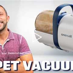 oneisall Pet Hair Vacuum & Grooming Kit