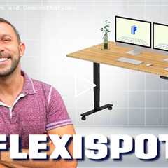 Flexispot E6 Bamboo Dual Motor Standing Desk