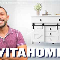 YITAHOME 54 Farmhouse Dresser for Bedroom, Large Modern Chest of Drawers