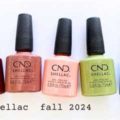 Swatching CND Shellac Fall 2024 (Dynamic Duality)