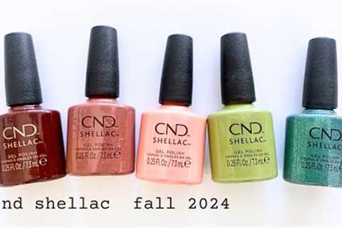 Swatching CND Shellac Fall 2024 (Dynamic Duality)