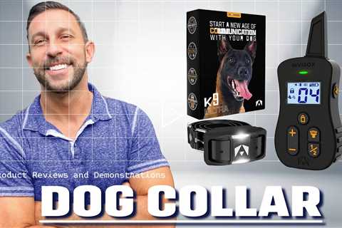 INVIROX Ultra K9 Dog Training Collar 124 Training Levels, 4 Powerful Modes.