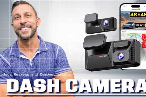 REDTIGER F77 dash cam | World First 4K+4K