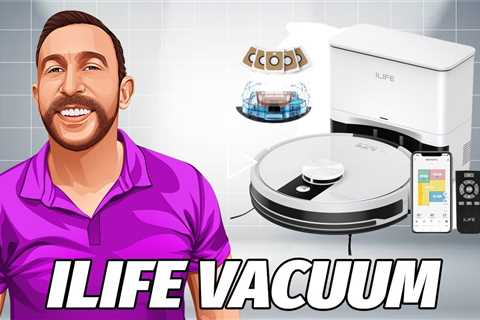 ILIFE A12 Pro Robot Vacuum and Mop Combo, Self Emptying Station for 60 Days, LiDAR Navigation