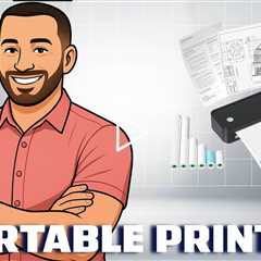 JADENS PD A4 Bluetooth Portable Thermal Printer