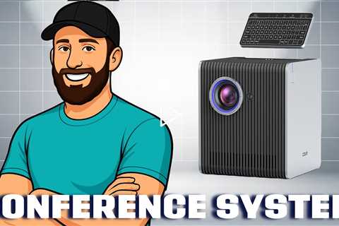 StarryHub Video Conferencing System 2024 Edition, 2200 ANSI Lumens Short Throw Projector