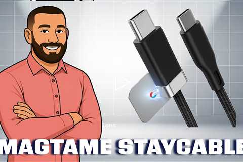 MAGTAME StayCable Magnetic Organizer 60W Fast Charging Braided Type C Data Cord