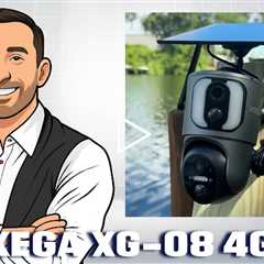 Xega XG-08 4G Dual Lens Cellular Security Camera